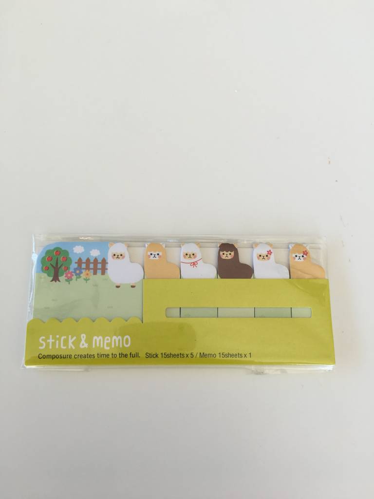 Stick & memo schaapjes