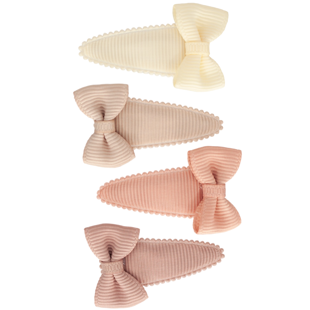 Your Little Miss Baby haarspeldjes met strik - Powder tones