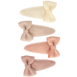 Your Little Miss Baby haarspeldjes met strik - Powder tones