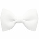 Your Little Miss Hair clip with bow - White