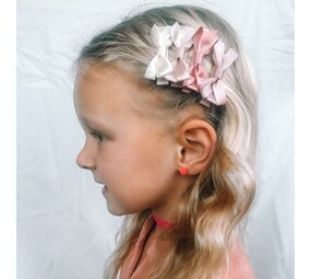 Your Little Miss Fermagli per capelli ragazza con fiocco in nastro - Powder tones Your Little Miss Fermagli per capelli ragazza con fiocco in nastro - Powder tones