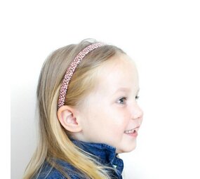 Your Little Miss Schmales Satin-Diadem - Leopard pink Your Little Miss Schmales Satin-Diadem - Leopard pink
