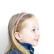 Your Little Miss Slim satin Hairband - Leopard pink