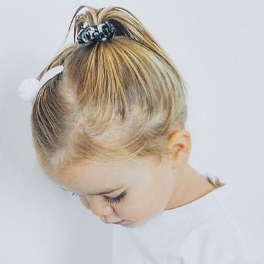 Your Little Miss Mini scrunchie - Leopard black