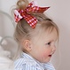 Your Little Miss Hair tie with big bow - Pretty check
