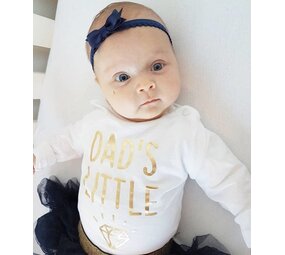 Your Little Miss Newborn Baby-Haarband mit Spitzen-Schleife - Dark blue Your Little Miss Newborn Baby-Haarband mit Spitzen-Schleife - Dark blue