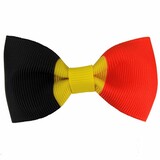 Your Little Miss Haarspange mit Schleife - Belgian flag