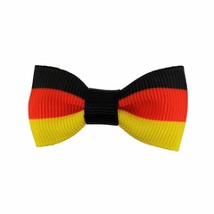 Your Little Miss Baby-Haarclips mit Schleife - German flag