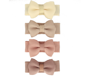 Your Little Miss Baby haarspeldjes met strikje - Powder tones