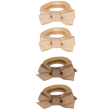Your Little Miss Baby-Haargummis mit Schleife - Beige tones