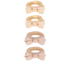 Your Little Miss Elastici per capelli bambina con fiocchetto - Teddy Your Little Miss Elastici per capelli bambina con fiocchetto - Teddy