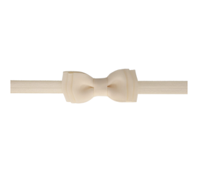 Your Little Miss Baby-Haarband mit doppelter Schleife - Antique white