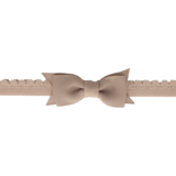 Your Little Miss Fascia per capelli neonata con fiocco in pizzo - Taupe