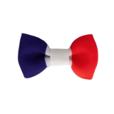Your Little Miss Baby haarspeldje met strikje - French flag