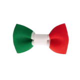 Your Little Miss Fermagli per capelli bambina con fiocco - Italian flag