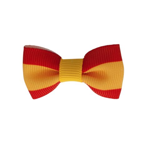 Your Little Miss Baby-Haarclips mit Schleife - Spanish flag