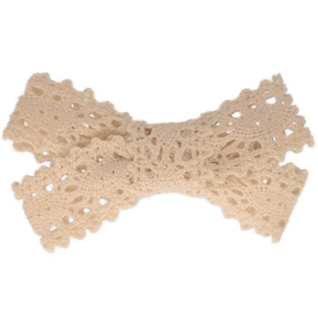 Your Little Miss Babyhaarspange mit Knoten und Schleife - Cream lace