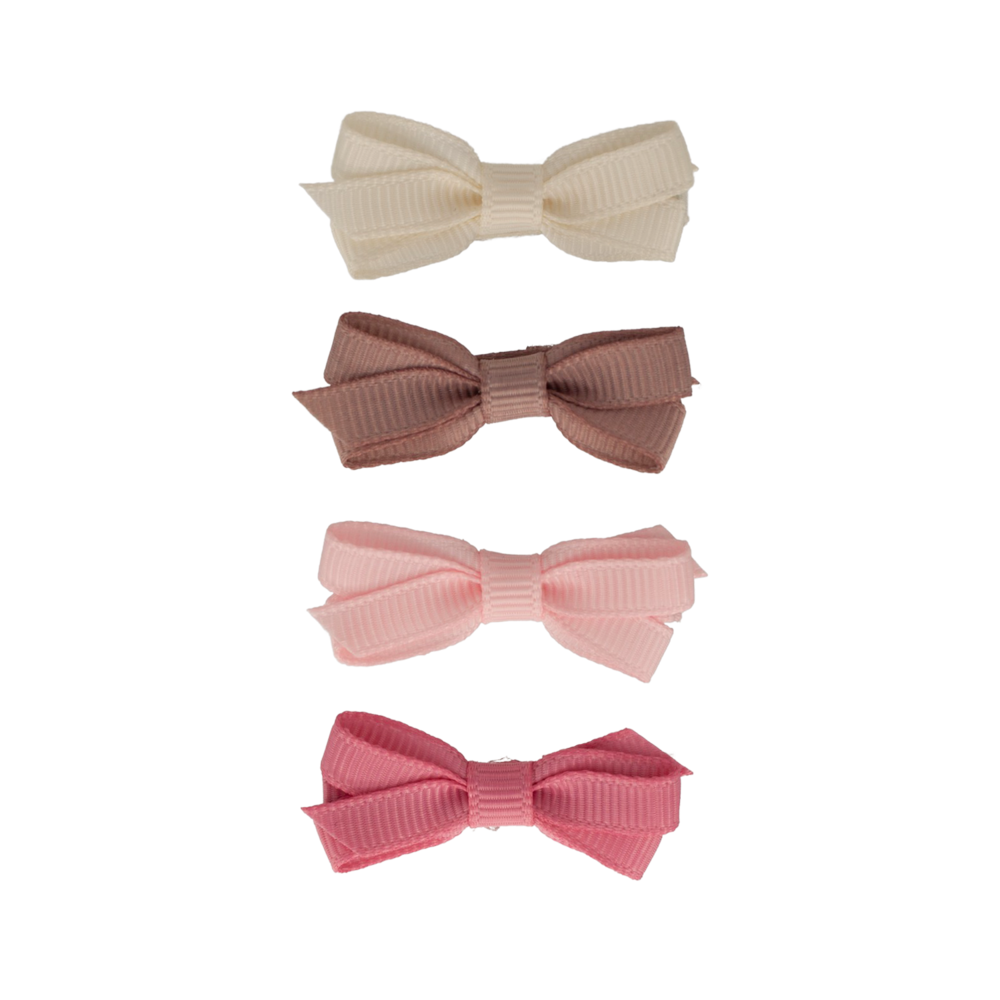 Your Little Miss Baby-Klick-Klack-Haarspangen mit Schleife - Fantasy rose