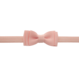 Your Little Miss Baby headband with double bow - Light pink