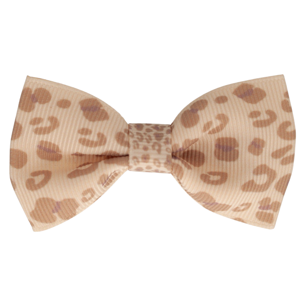 Your Little Miss Haarspeldje met strik - Pink animal