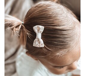 Your Little Miss Baby-Haarclips mit Schleife - Pink animal Your Little Miss Baby-Haarclips mit Schleife - Pink animal