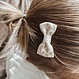 Your Little Miss Baby hair clips with bow - Pink animal