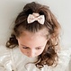 Your Little Miss Hair clip with bow - Pink animal