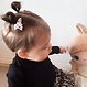 Your Little Miss Baby haarspeldjes met strik - retro animal