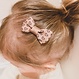 Your Little Miss Baby-Haarclips mit Schleife - retro heart