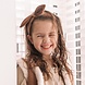 Your Little Miss Diadem aus Rippenjersey mit Schleife - chocolate velvet