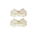Your Little Miss Baby-Haarclips mit Schleife - cream