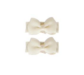 Your Little Miss Fermagli per capelli bambina con fiocchetto - cream