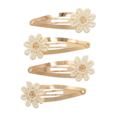 Your Little Miss Baby hair clips stars - sweet flower