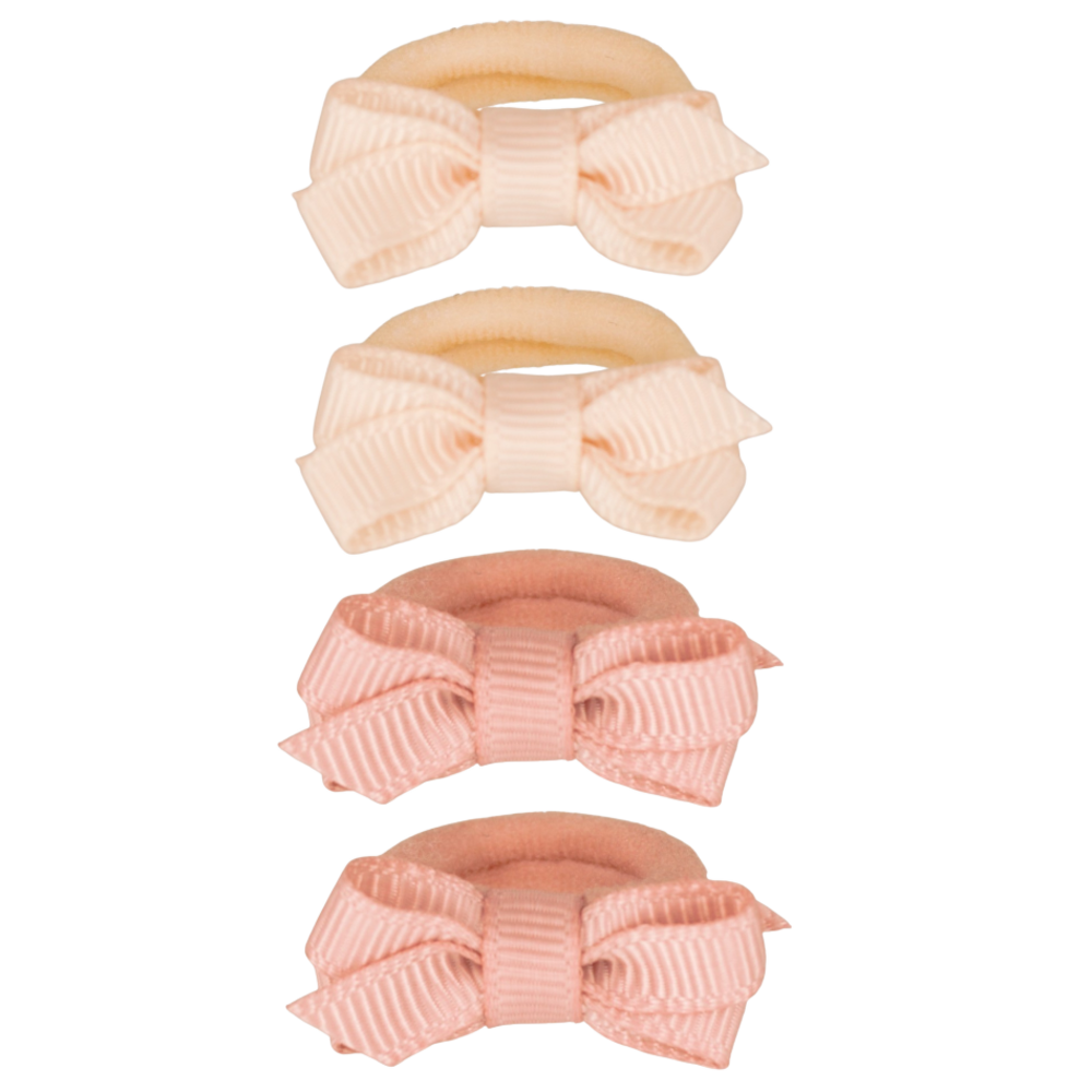 Your Little Miss Elastici per capelli bambina con fiocchetto - pale pink