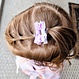 Your Little Miss Baby-Haarclips mit Schleife - pastel tones