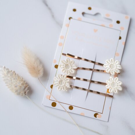 Your Little Miss Bobby pins - sweet flower