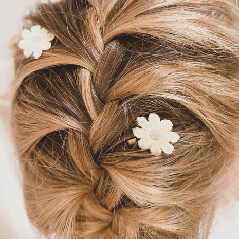 Your Little Miss Bobby pins - sweet flower