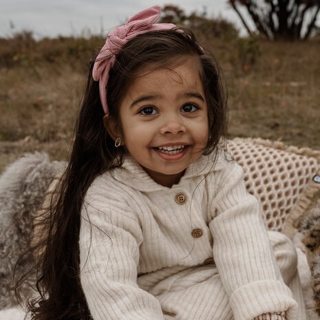 Your Little Miss Diadeem met strik - sweet nectar rib