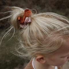 Your Little Miss Basic hair ties with bow - natural vibes