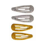 Your Little Miss Fermagli per capelli bambina di base - gold silver glitter