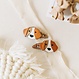 Your Little Miss Baby snap clips with twist and print - cute dog