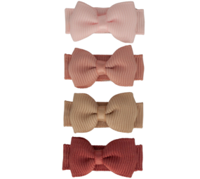 Your Little Miss Baby-Haarclips mit Schleife - pumpkin spice