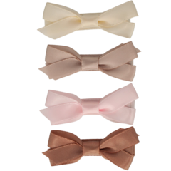 Your Little Miss Haarclips mit Schleife - powder pink satin