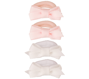 Your Little Miss Baby haarelastiekjes met strikje  - sweet pink
