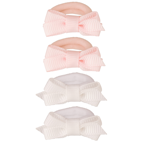 Your Little Miss Baby-Haargummis mit Schleife - sweet pink