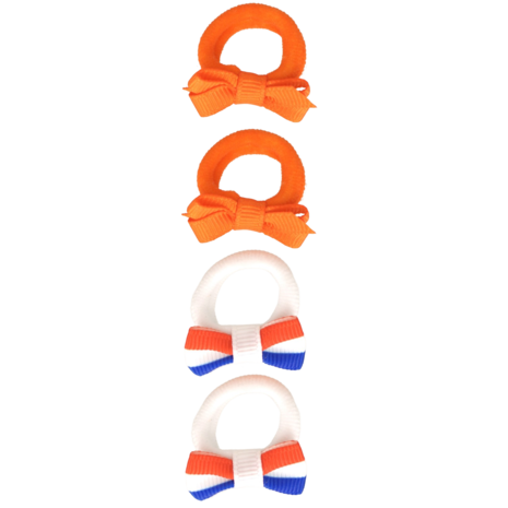 Your Little Miss Baby hair ties with little bow - King's Day