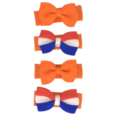 Your Little Miss Baby hair clips with bow - King's Day