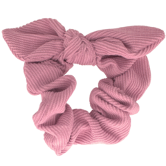 Your Little Miss Scrunchie with bow - soft pink spice