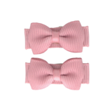 Your Little Miss Baby-Haarclips mit Schleife - rose quartz