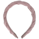 Your Little Miss Wide Hairband with braid - vanilla satin